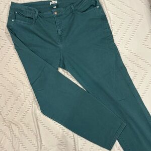 Teal Denim Jeans
